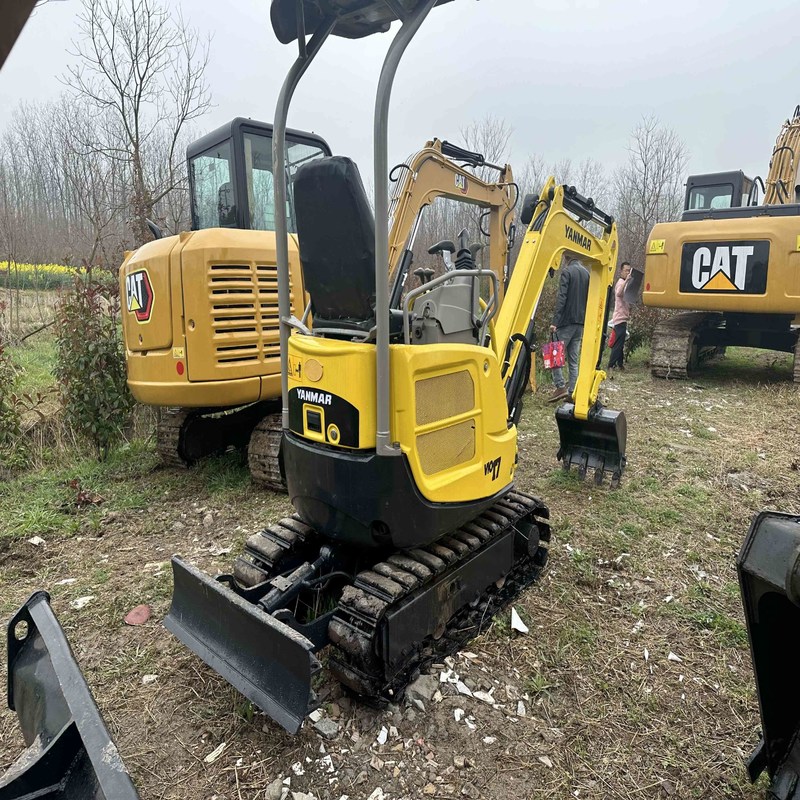 Comerciante original usado 1.7ton 10.1kw de la maquinaria de Yanmar VIO17 del mini excavador