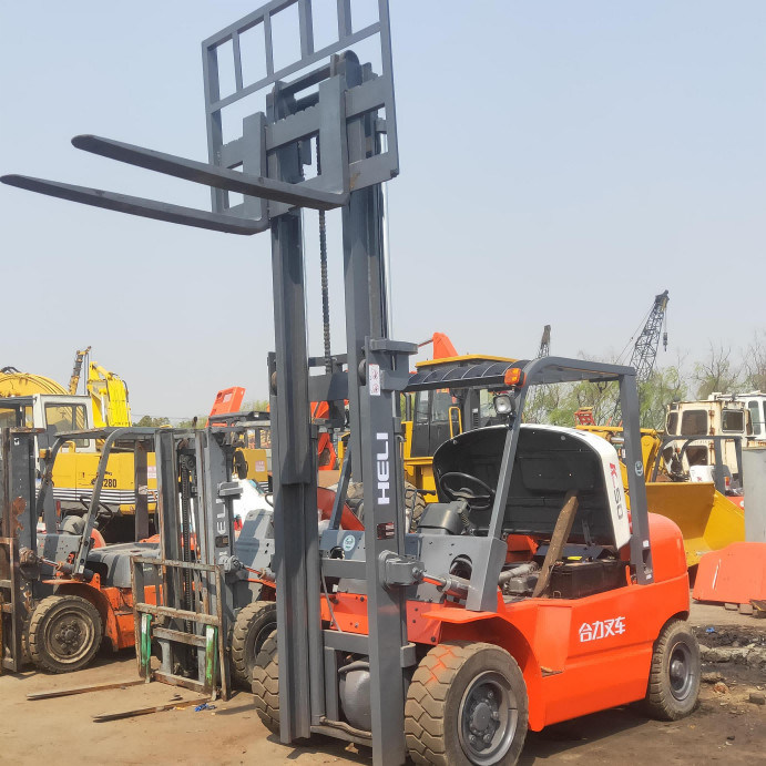 2da mano K50 Heli elevación del trípode de la carretilla elevadora de 5 toneladas para la altura de elevación máxima los 3m de Warehouse