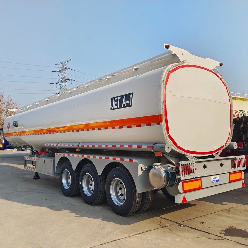 3 Ejes Semirremolque camión cisterna antiguo para el transporte de combustible de petróleo 10000L