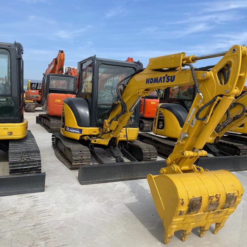Excavadora Komatsu usada PC30MR Excavadora de segunda mano de 3 toneladas de tipo pequeño Mini Crawler