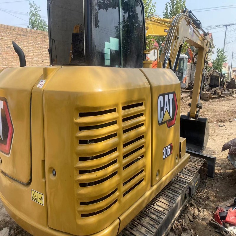Excavadora usada de segunda mano CAT 306E de 6 toneladas Excavadora usada 34.7kw con cubo de 0.25m3