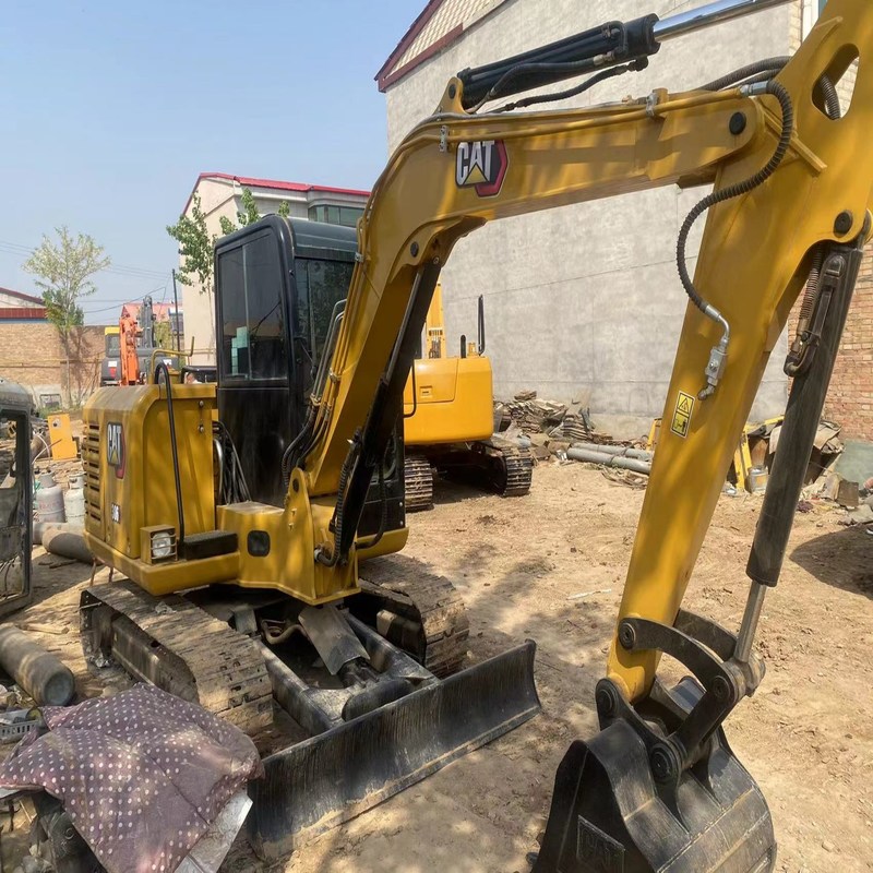 Excavadora usada de segunda mano CAT 306E de 6 toneladas Excavadora usada 34.7kw con cubo de 0.25m3