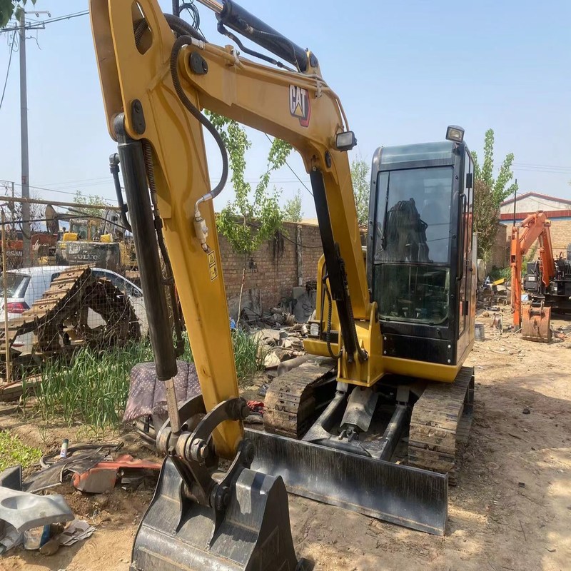 Excavadora usada de segunda mano CAT 306E de 6 toneladas Excavadora usada 34.7kw con cubo de 0.25m3