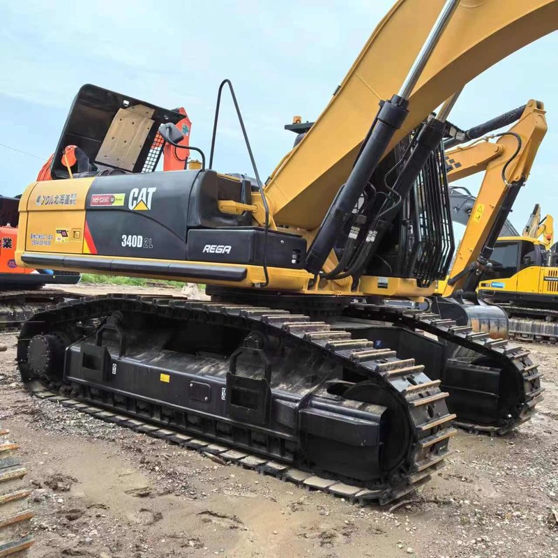 Big Used Excavator CAT 340D2 40 Ton Crawler Digger 208kw con 1.9m3 de cubo