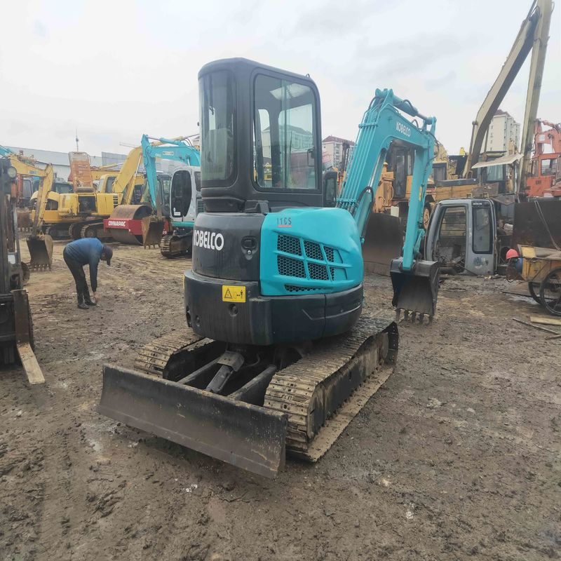 Excavadora mini Kobelco Digger SK55 de segunda mano para trabajos a pequeña escala