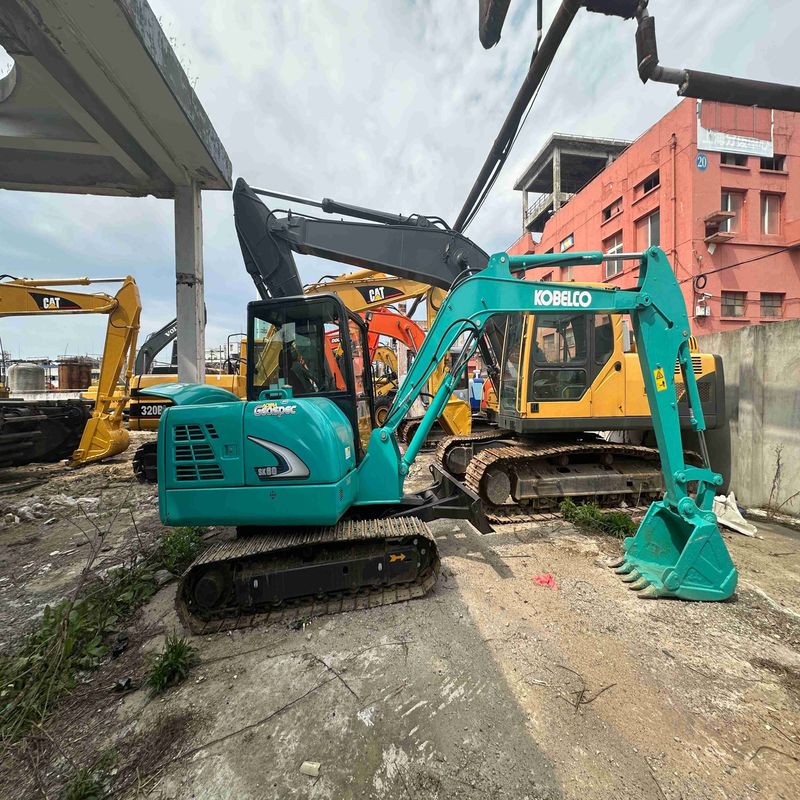 Excavadora mini de tipo pequeño de 6 toneladas de segunda mano