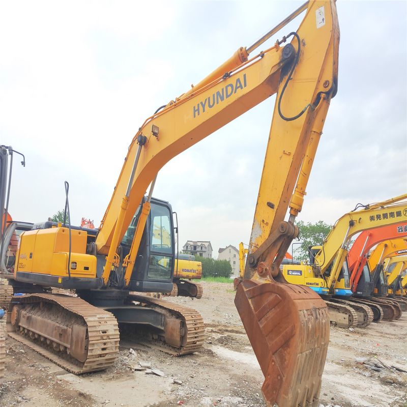 Excavadora Hyundai de segunda mano R225LC-7 Usada de 22 toneladas Excavadora de tipo medio
