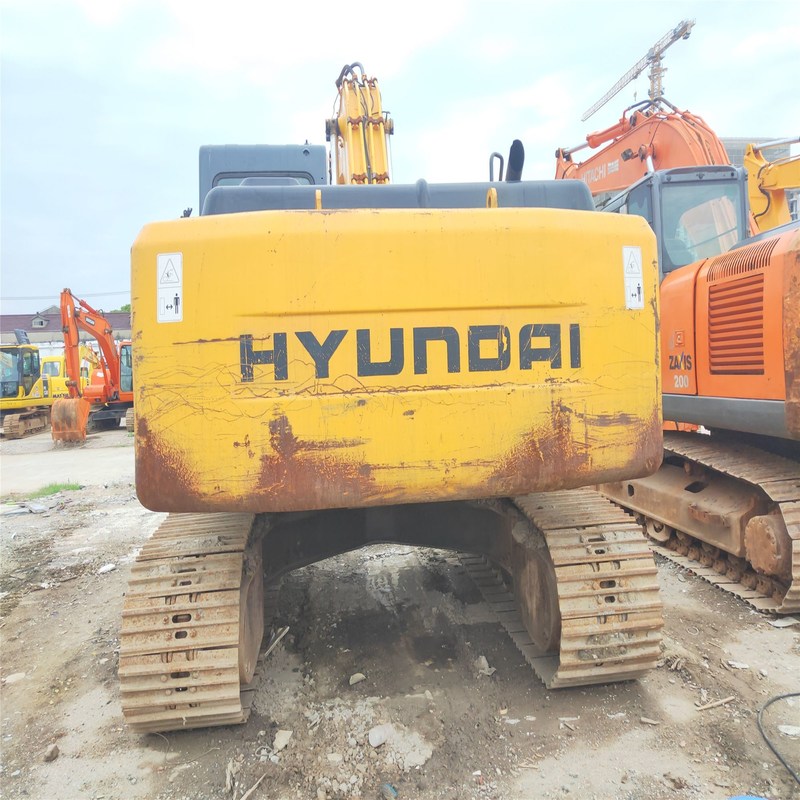 Excavadora Hyundai de segunda mano R225LC-7 Usada de 22 toneladas Excavadora de tipo medio 112kw