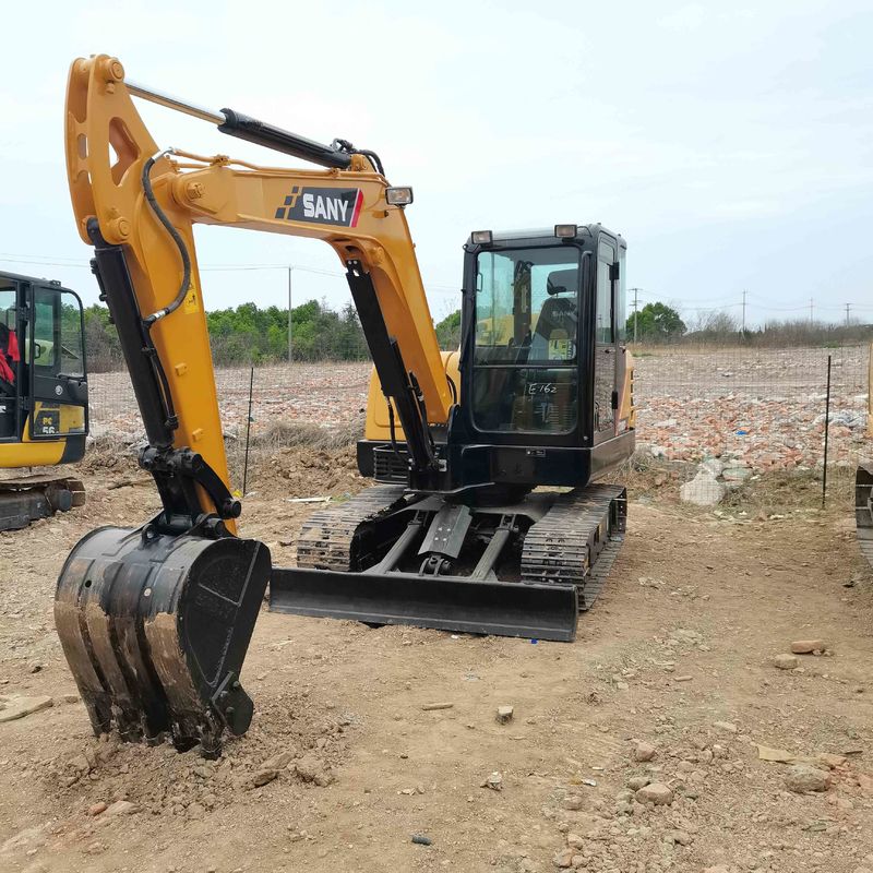 Excavadora de excavadora de tipo pequeño SANY Digger SY60 de segunda mano