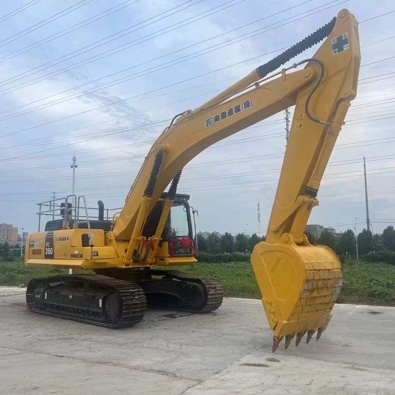 Excavadora Komatsu Usada PC350 Excavadora de tipo grande de 35 toneladas Usada a gran escala