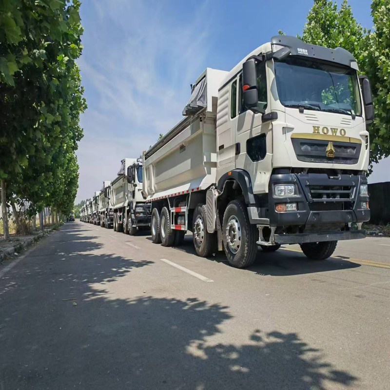 Camión de basura usado Howo TX Sinotruk Howo 8x4 con volante de 12 ruedas Diesel manual