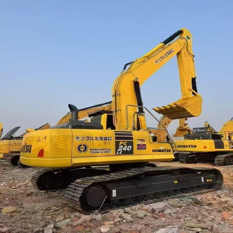 Excavadora Komatsu de segunda mano PC240 Usada excavadora de tipo medio de 24 toneladas