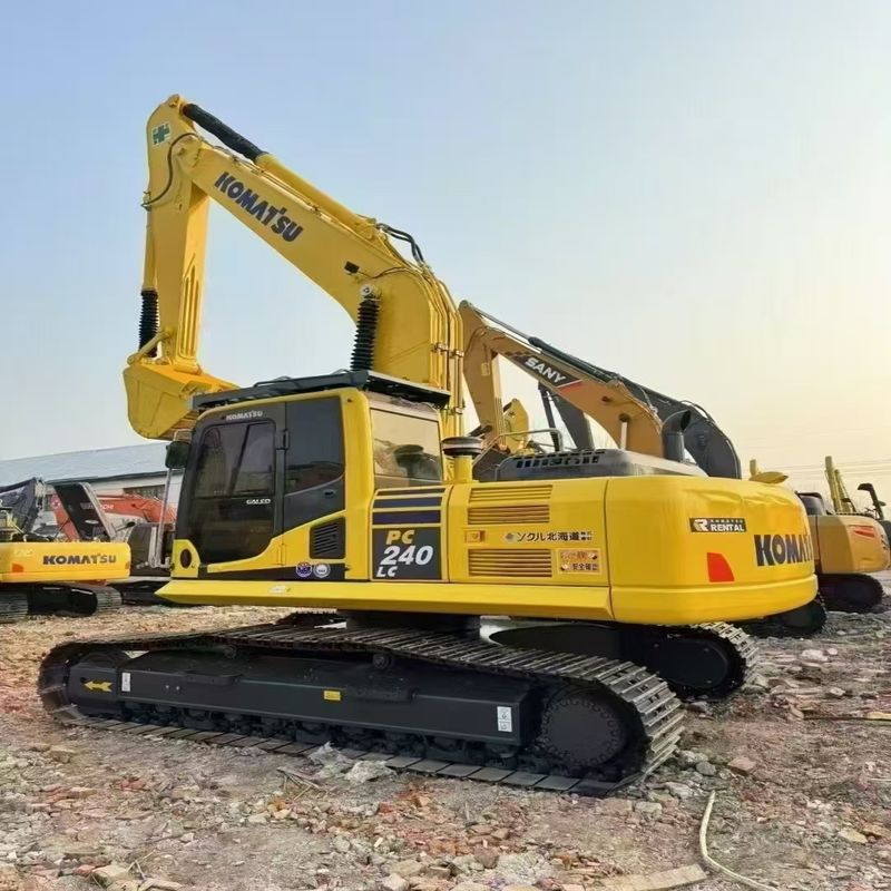 Excavadora Komatsu de segunda mano PC240 Usada excavadora de tipo medio de 24 toneladas