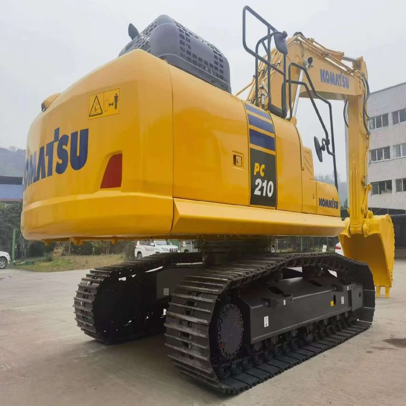 Excavadora Komatsu usada PC210 de segunda mano de 21 toneladas Excavadora de tipo medio