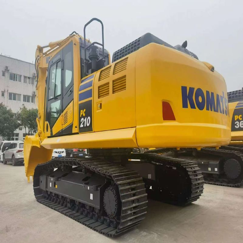 Excavadora Komatsu usada PC210 de segunda mano de 21 toneladas Excavadora de tipo medio