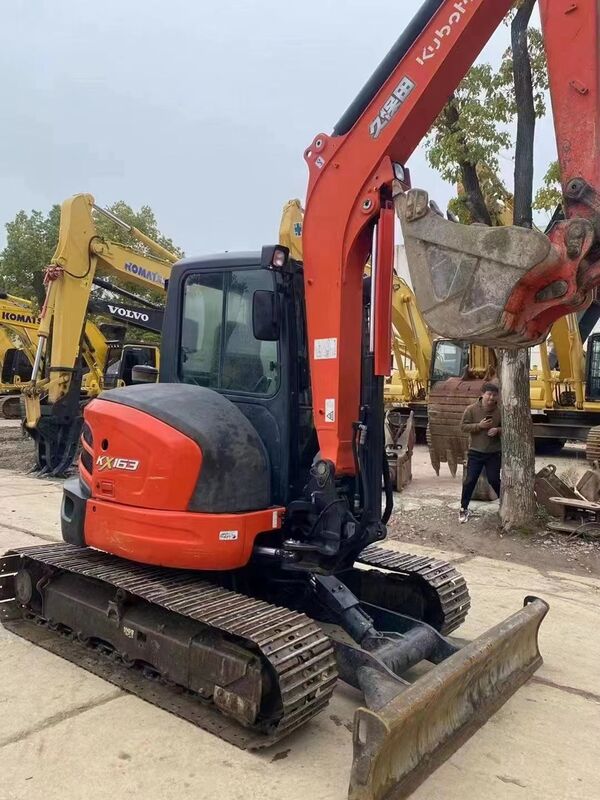 Excavadora mini de tipo pequeño de 5,5 toneladas de segunda mano KX163