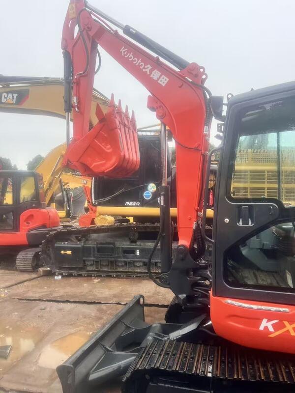 Excavadora Kubota Digger KX163 de 5.5 toneladas tipo pequeño Mini Crawler Excavadora 35.5kw con 0.19m3 cubo