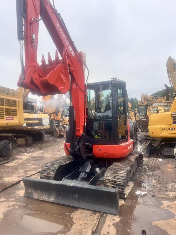 Excavadora Kubota Digger KX163 de 5.5 toneladas tipo pequeño Mini Crawler Excavadora 35.5kw con 0.19m3 cubo
