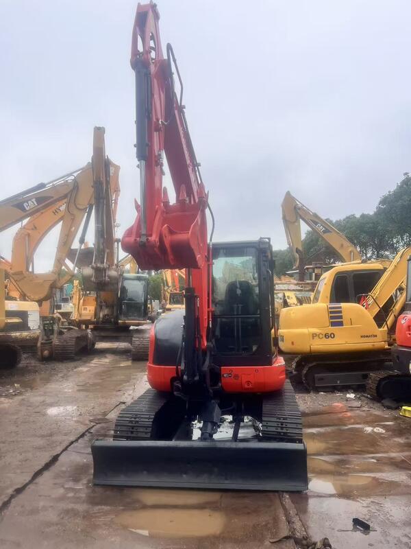 Excavadora Kubota Digger KX163 de 5.5 toneladas tipo pequeño Mini Crawler Excavadora 35.5kw con 0.19m3 cubo